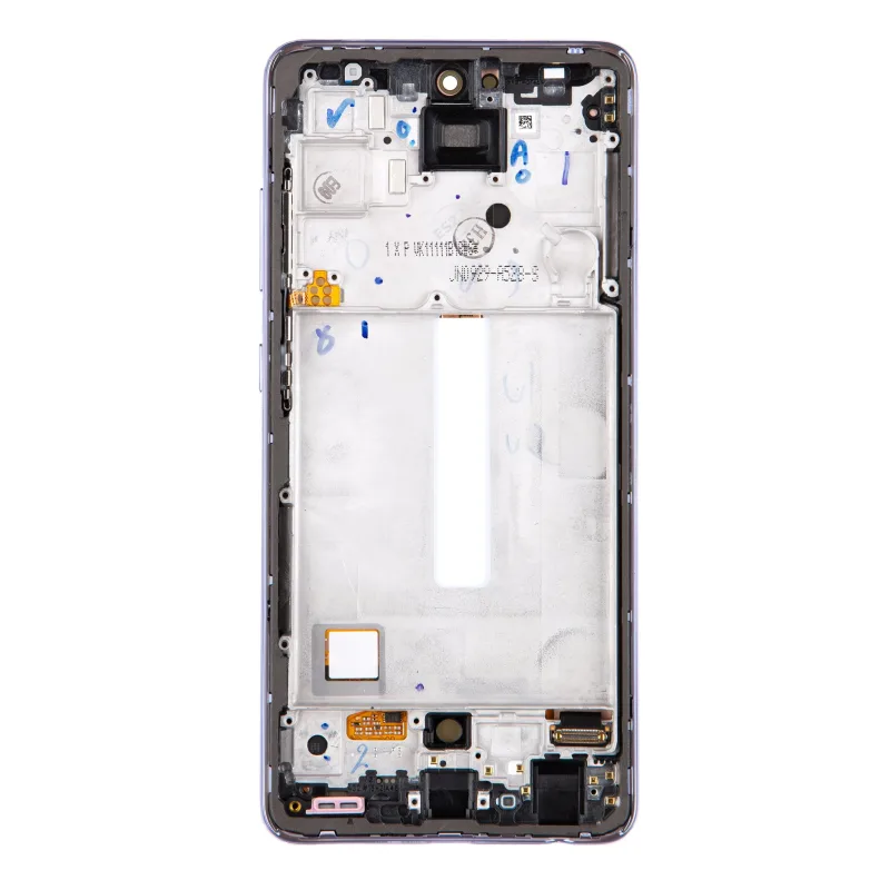 Samsung Galaxy A52, A52 5G - LCD displej + Dotykové sklo a Rám Originál Farba: Biela