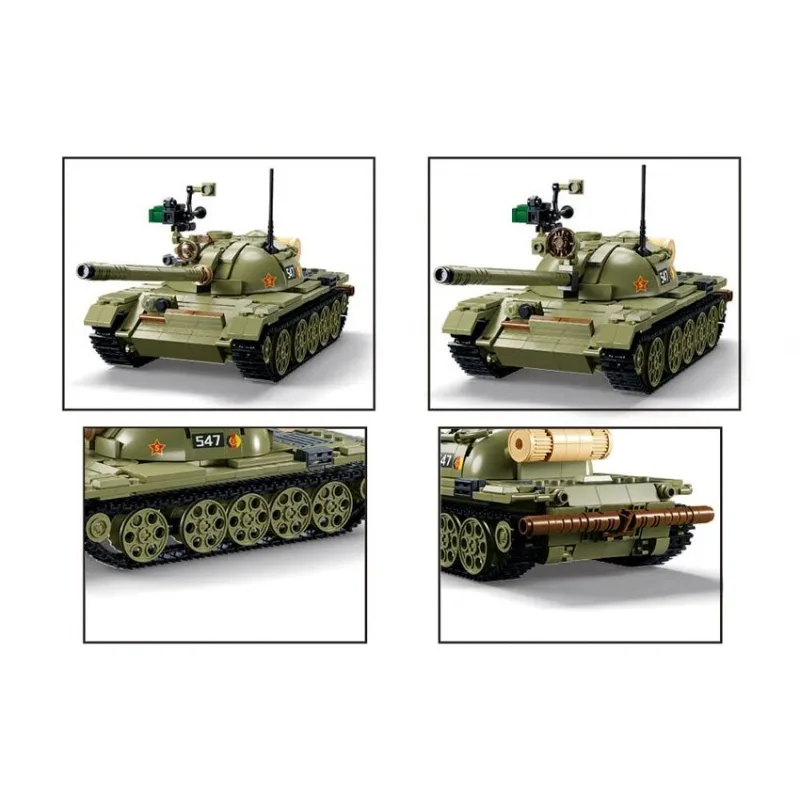 Sluban Model Medium Tank (MBT) 3 in 1 M38-B1135