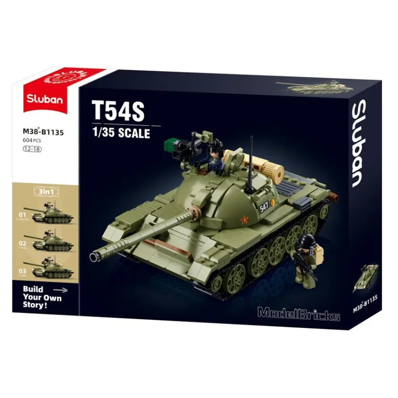 Sluban Model Medium Tank (MBT) 3 in 1 M38-B1135