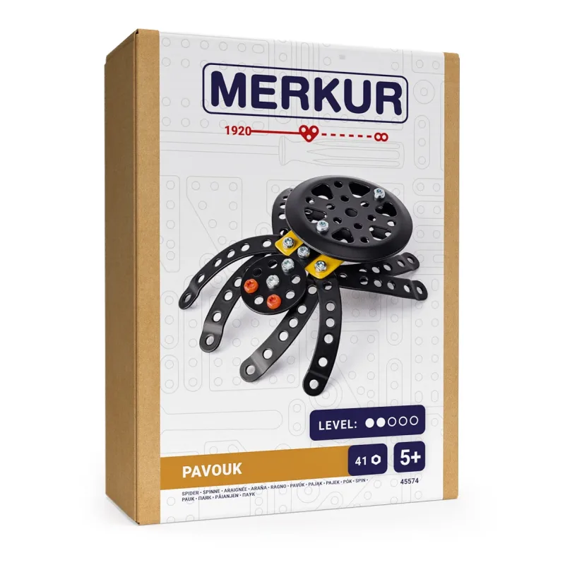 Merkur Chrobáčiky - Pavúk, 41 dielikov