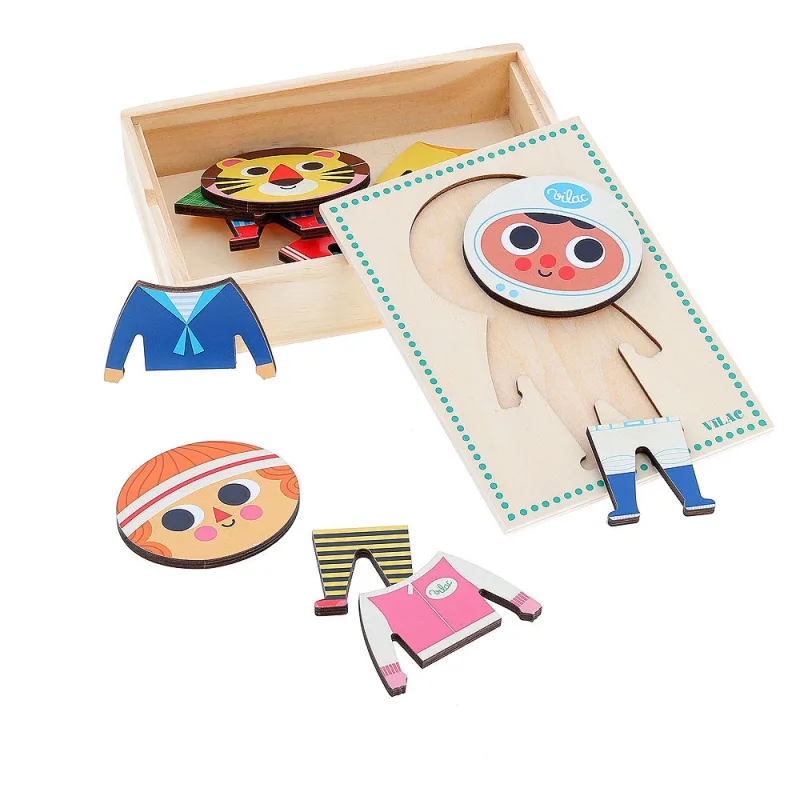 Vilac Obliekacie puzzle Jules