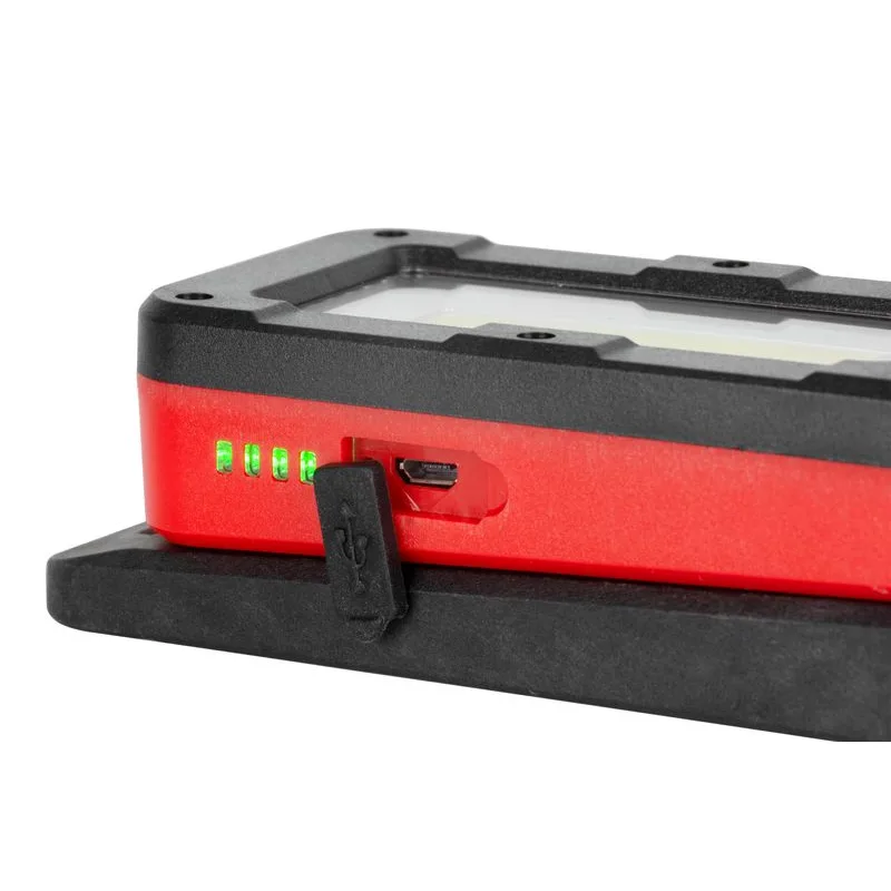 Svietidlo Worklight MWL539, LED 100+250 lm, COB 200 lm, 2200mAh, magnet, USB nabíjanie