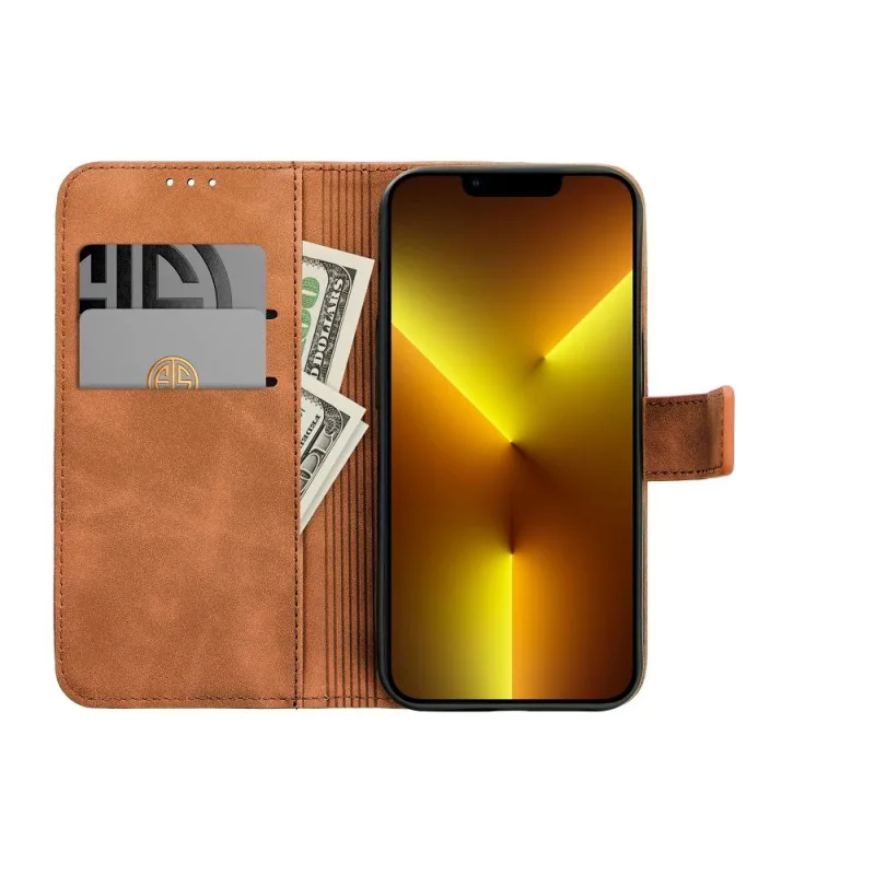 Magnet Book Knižkové diárové puzdro Samsung Galaxy A55 5G, A556, Hnedé