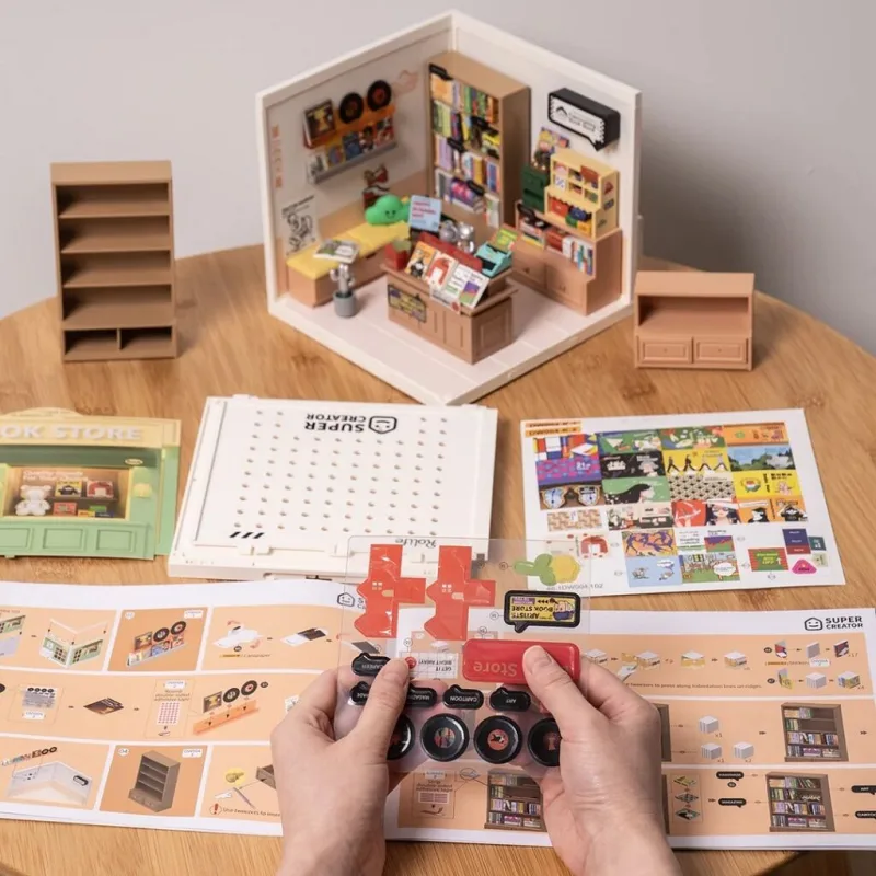 RoboTime Miniatúra domčeka Fascinujúce kníhkupectvo
