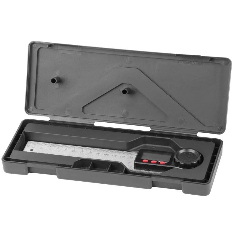 Pravítko Strend Pro, digitálne, uhlové 200 mm, nerezové, INOX, uholník