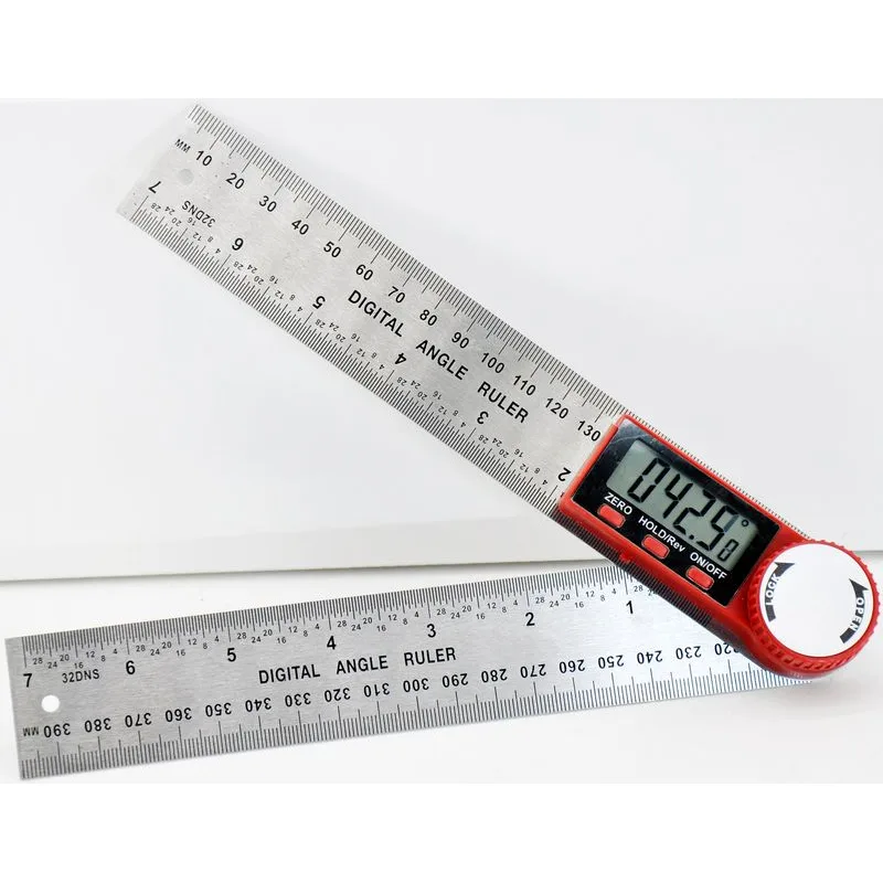 Pravítko Strend Pro, digitálne, uhlové 200 mm, nerezové, INOX, uholník