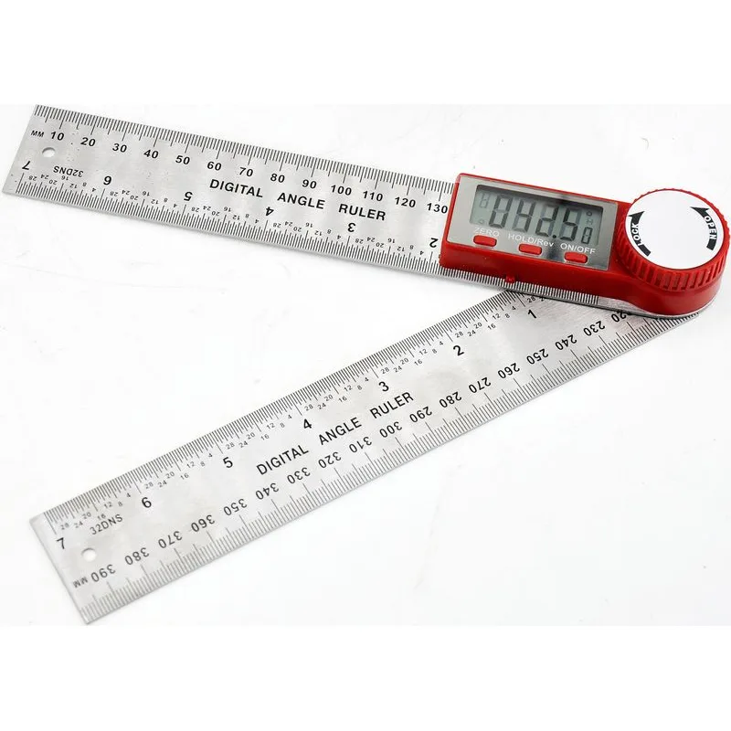 Pravítko Strend Pro, digitálne, uhlové 200 mm, nerezové, INOX, uholník