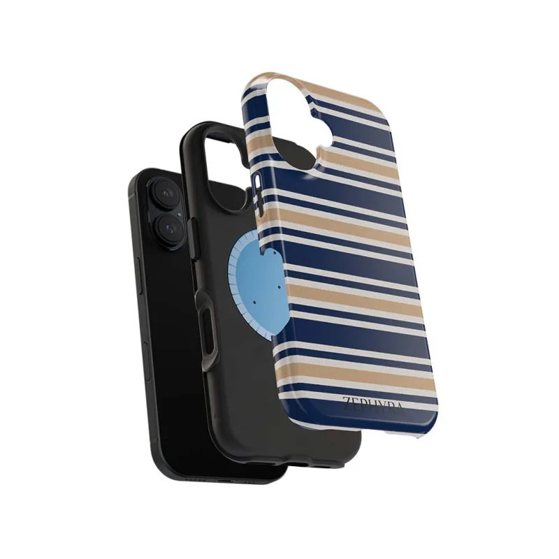 ZEPHYRA Coastal Stripes - iPhone 17 Kryt