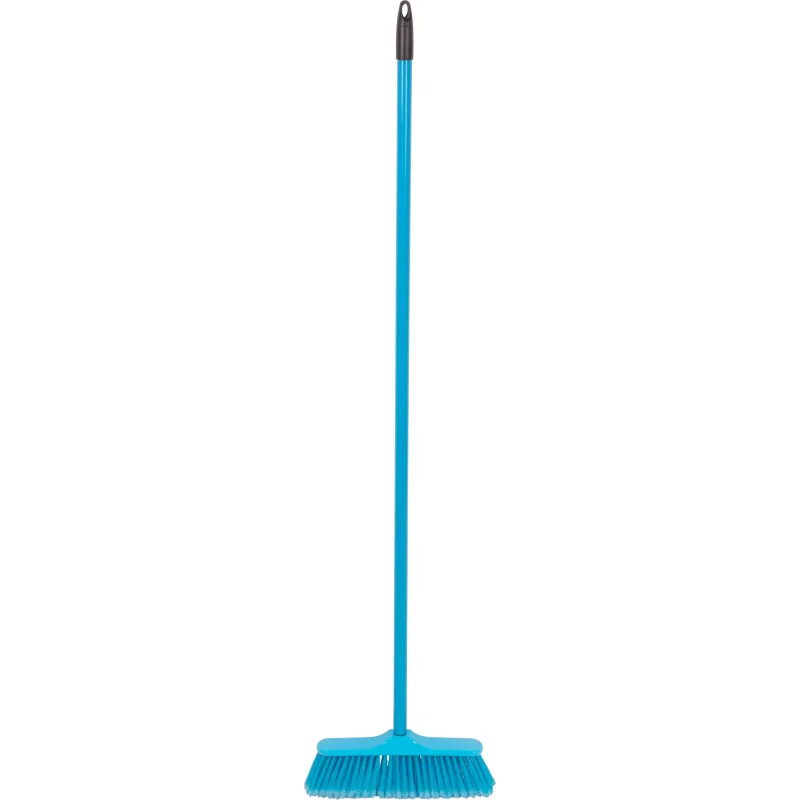 Metla Cleonix B0684, modrá, kovová násada 120 cm, 28 cm