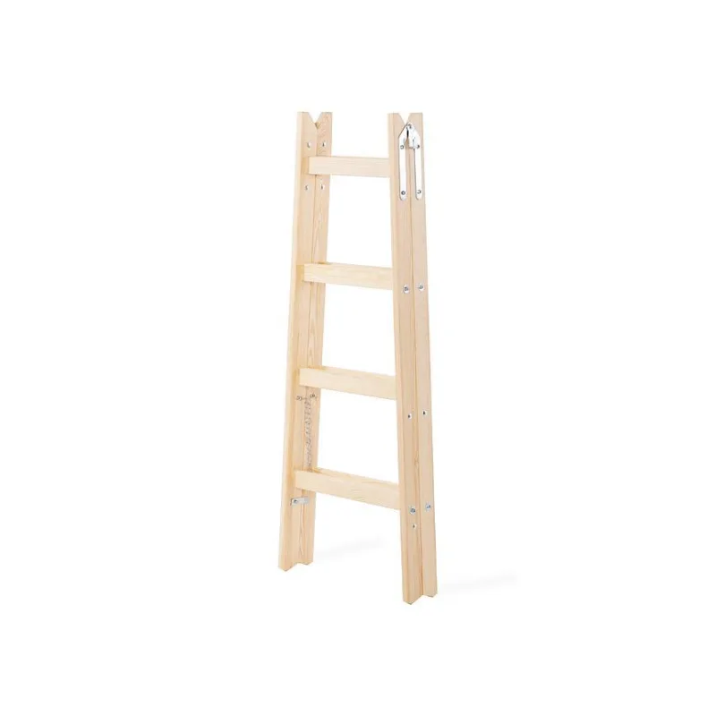 Drevený rebrík Strend Pro, 2x4 priečky, 1,30 m, 150 kg