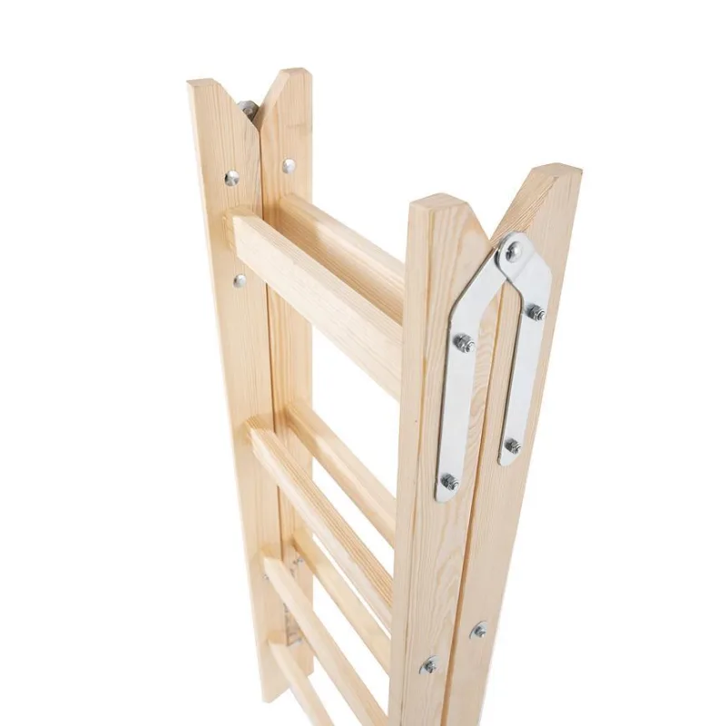 Drevený rebrík Strend Pro, 2x4 priečky, 1,30 m, 150 kg