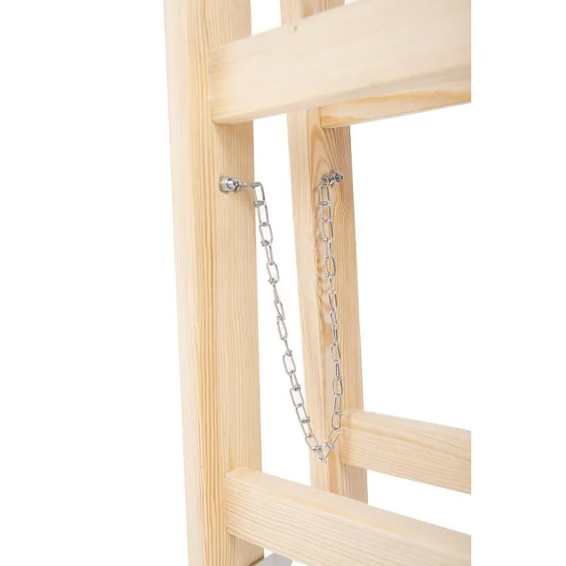 Drevený rebrík Strend Pro, 2x4 priečky, 1,30 m, 150 kg