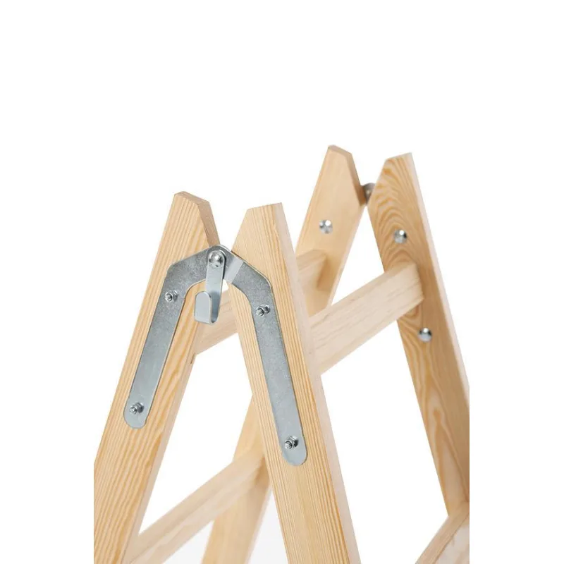 Drevený rebrík Strend Pro, 2x4 priečky, 1,30 m, 150 kg