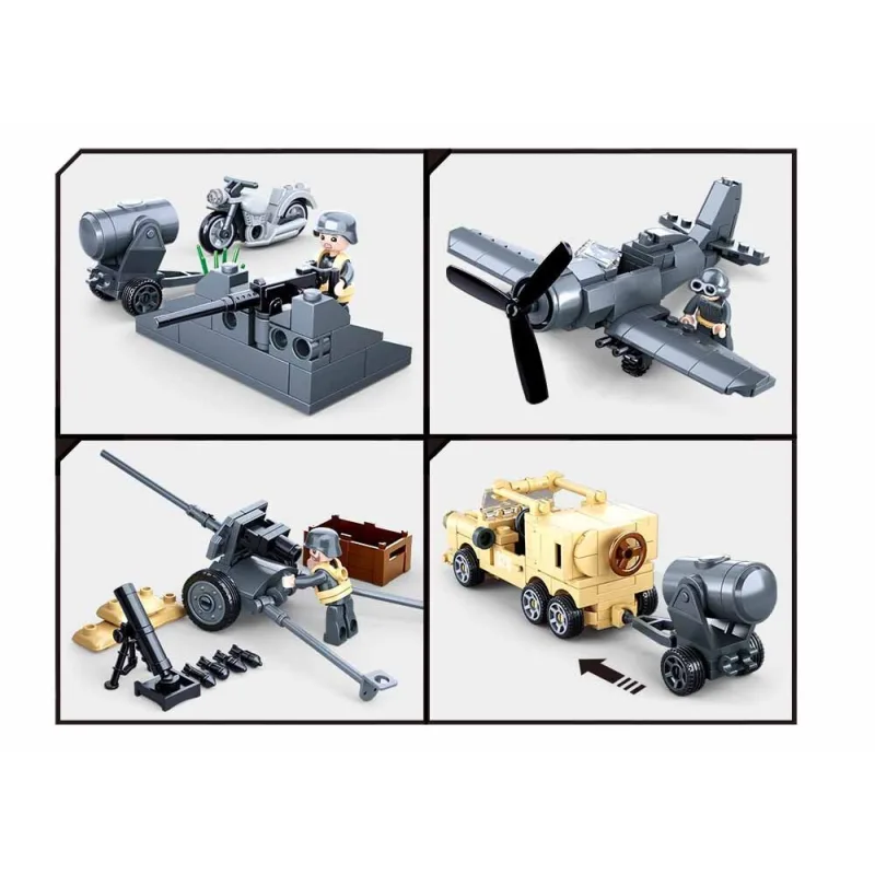 Sluban Army M38-B0812 Vojenské vozidlá