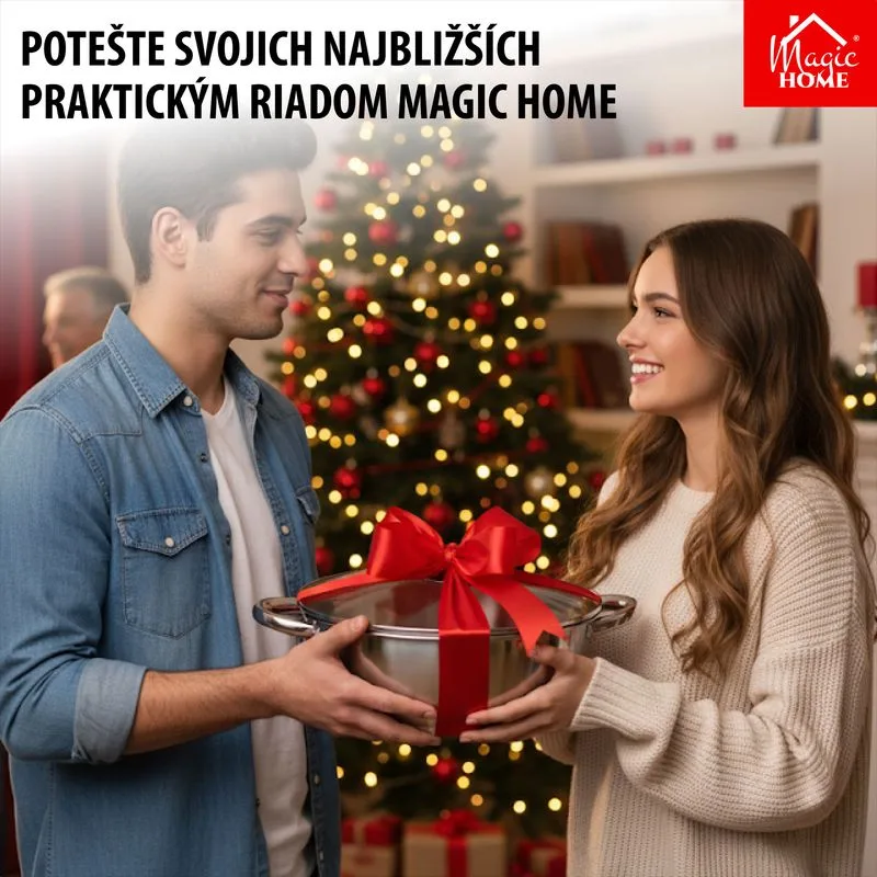 Hrniec Wok MagicHome Chloe, 26 cm, 5 lit., so sklenenou pokrievkou, nerez