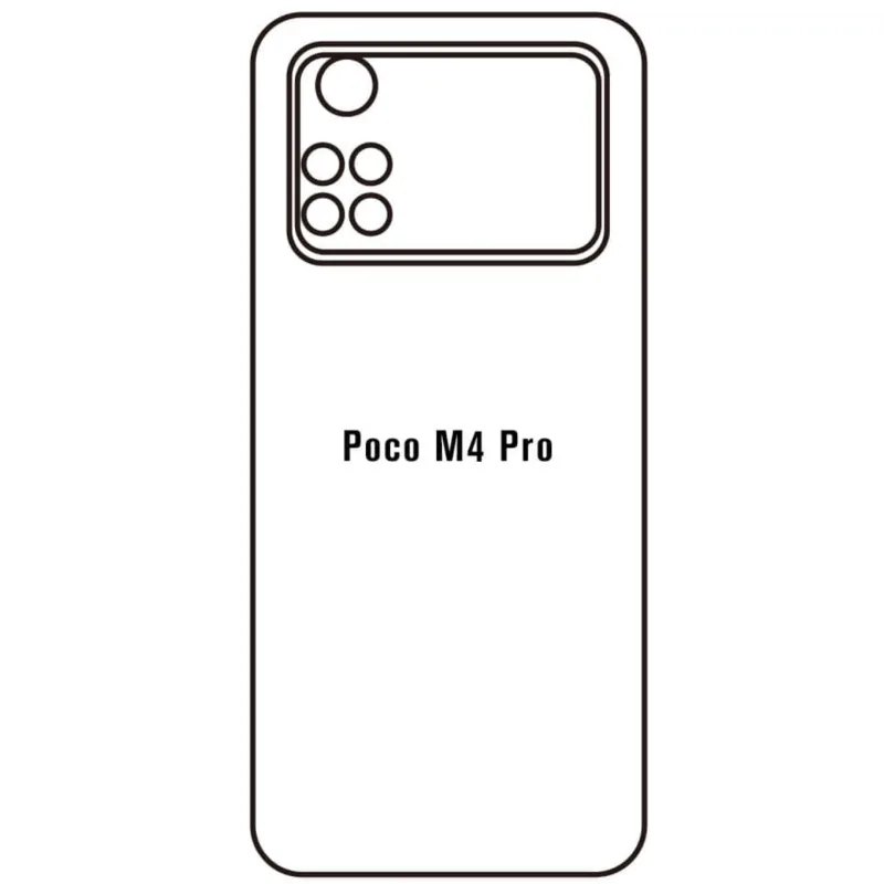 Ochranná fólia Sunshine Hydrogel pre Xiaomi Poco M4 Pro 5G Variant:: zadná čirá