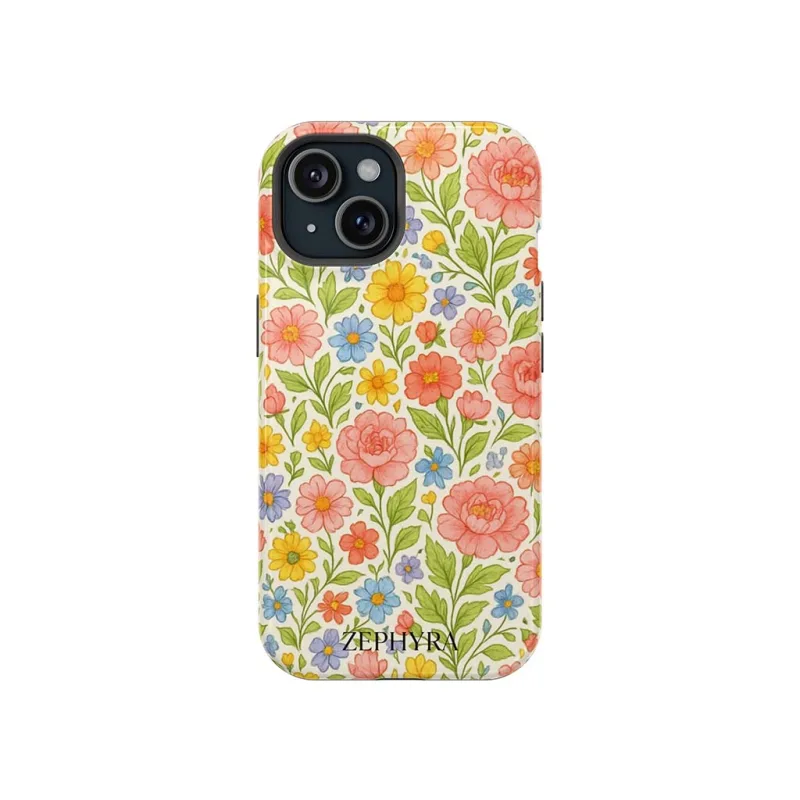 ZEPHYRA Floral Frenzy - iPhone 15 Kryt