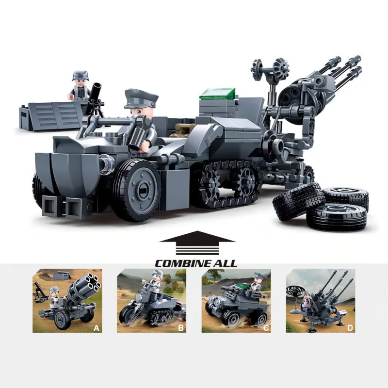 Sluban Army WW2 M38-B0680A Raketomet