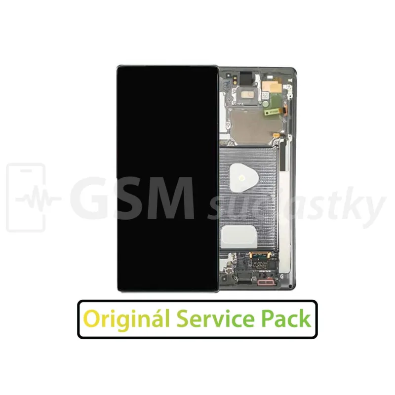 LCD displej + Dotykové sklo a Rám Samsung Galaxy Note 20 - Originál Farba: Zelená