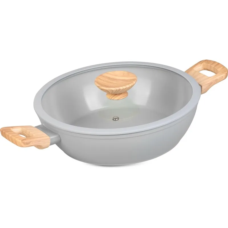 Hrniec MagicHome Harmony, plytký, so sklenenou pokrievkou, 26 cm
