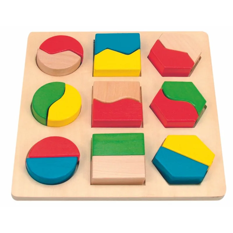 Woody Doštička s geometrickými tvarmi