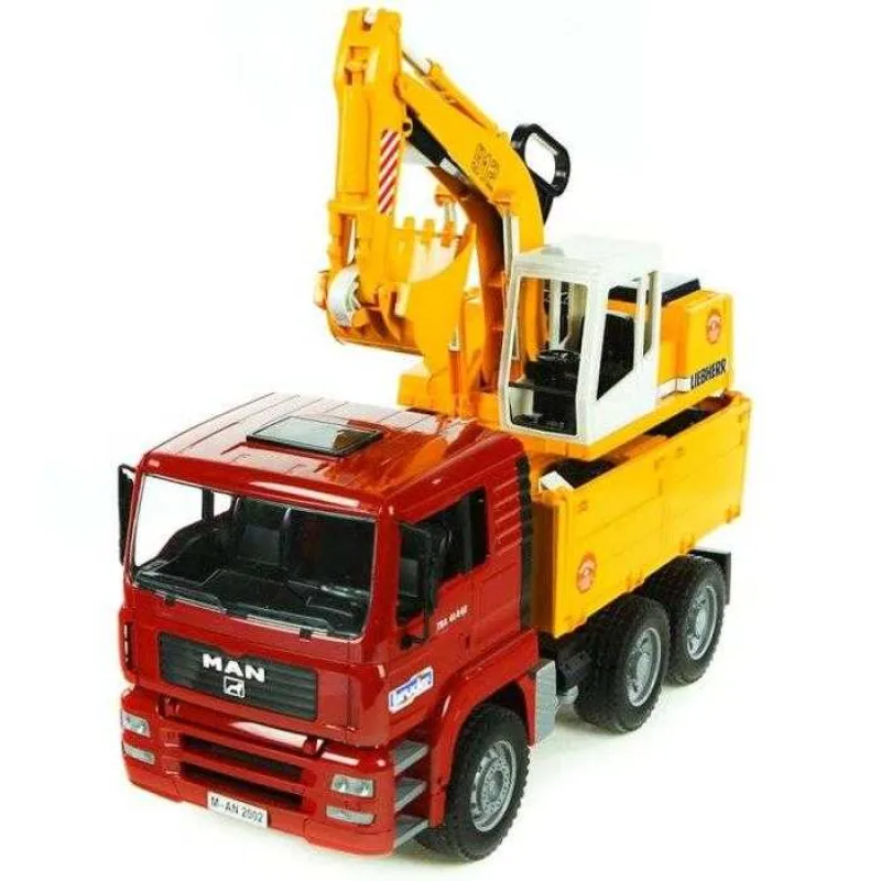 Bruder 2751 Nákladné auto MAN + báger