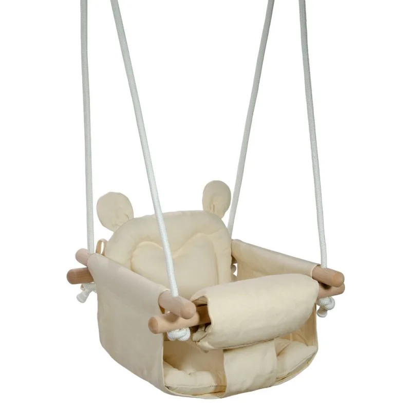 2Kids Toys Hojdačka Macko béžová