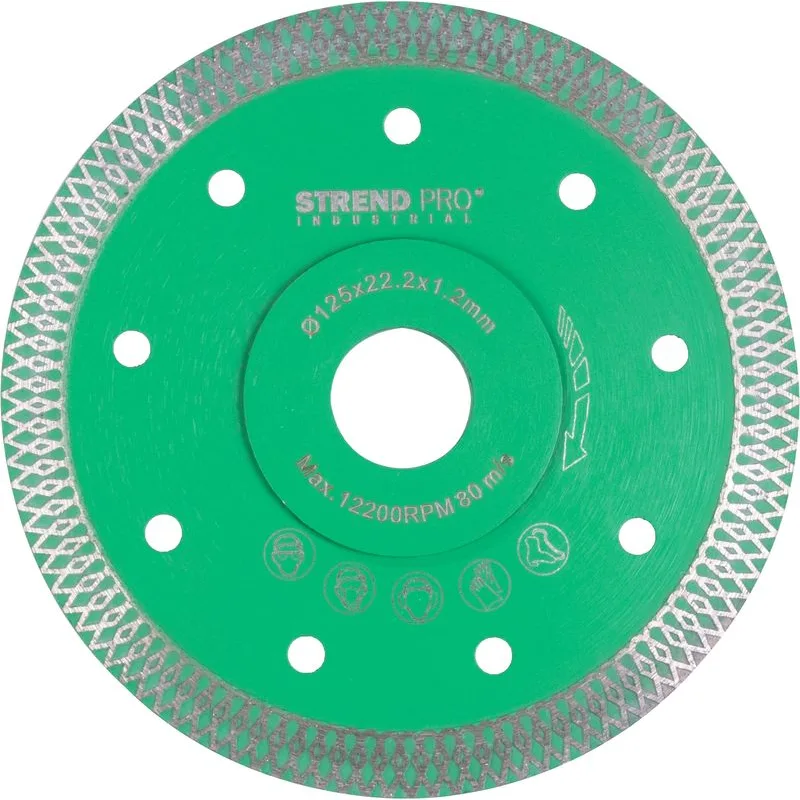 Diamantový kotúč Strend Pro Industrial, 125×22.2×1.2 mm, ultra tenký