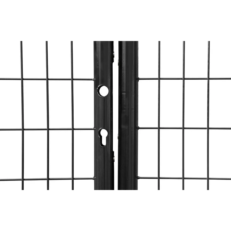 Brána 3580/1750/100x50 mm – dvojkrídlová záhradná brána, antracit