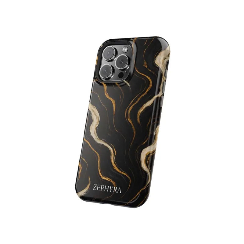 ZEPHYRA Noir Luxe Marble - iPhone 15 Pro Kryt