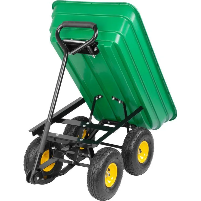 Záhradný vozík Greenlawn Transporter, 75 litrov, výklopný