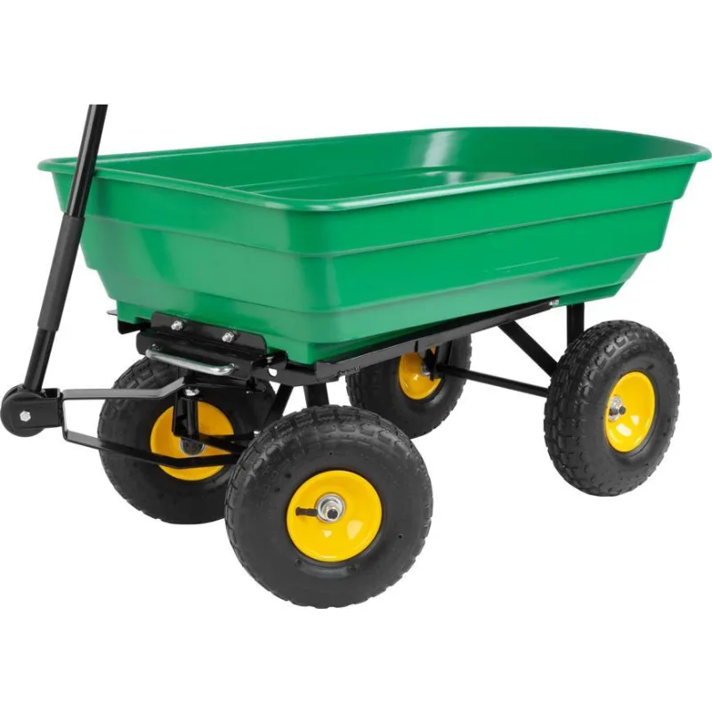 Záhradný vozík Greenlawn Transporter, 75 litrov, výklopný