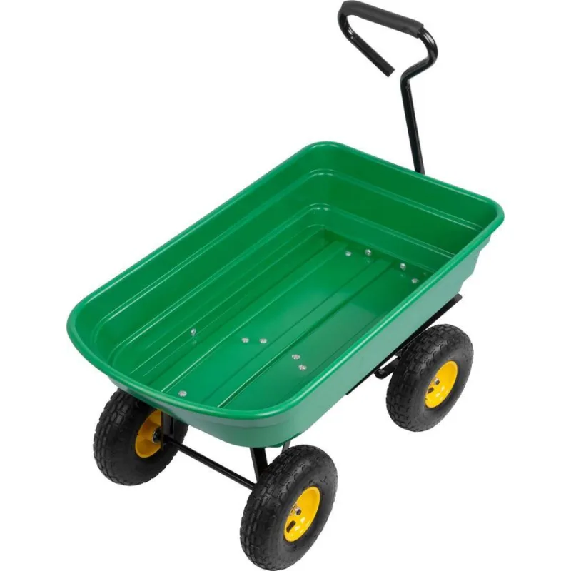 Záhradný vozík Greenlawn Transporter, 75 litrov, výklopný