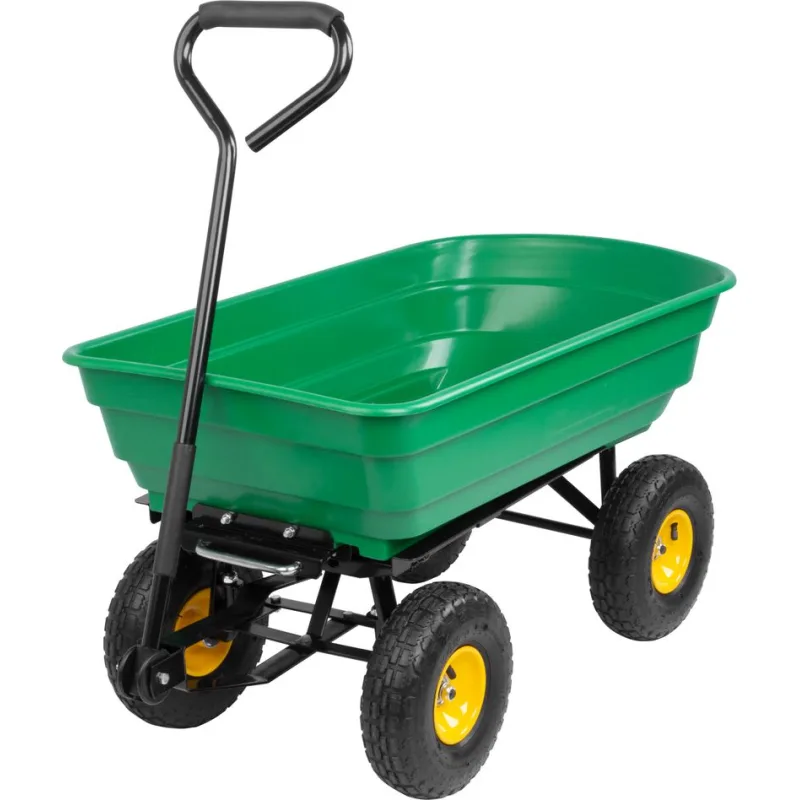 Záhradný vozík Greenlawn Transporter, 75 litrov, výklopný
