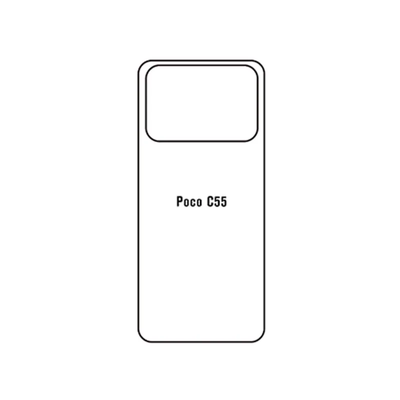 Ochranná fólia Sunshine Hydrogel pre Xiaomi Poco C55 Variant:: zadná čirá