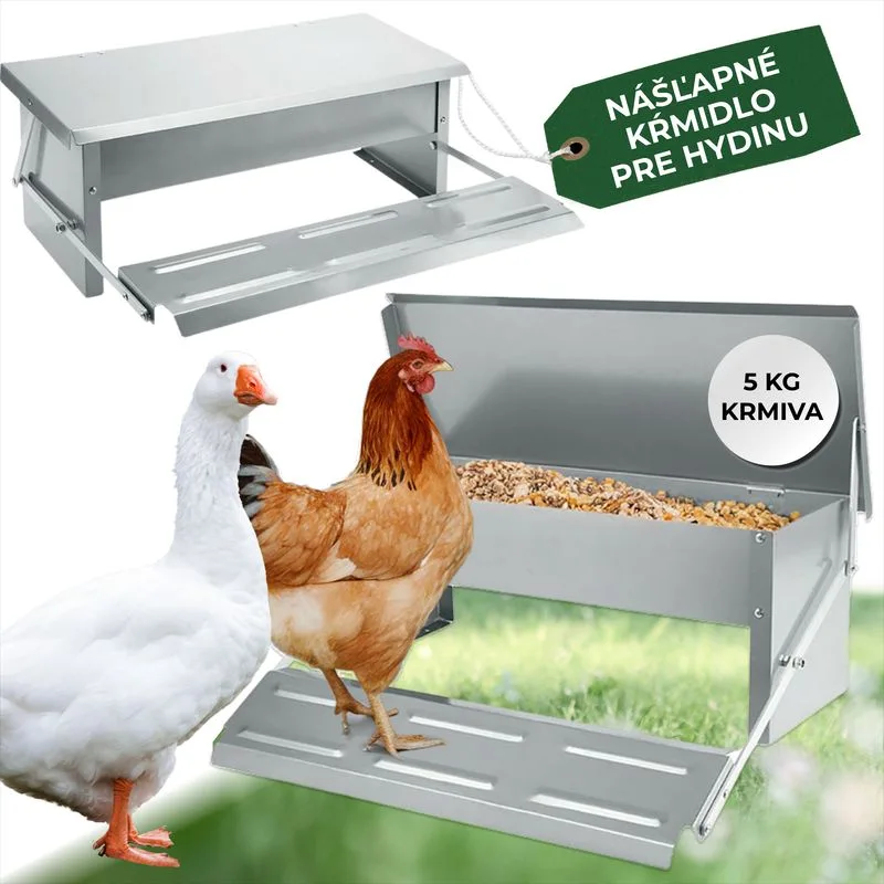 Kŕmitko Strend Pro, pre hydinu, automatické, nášľapné, max. 5 kg