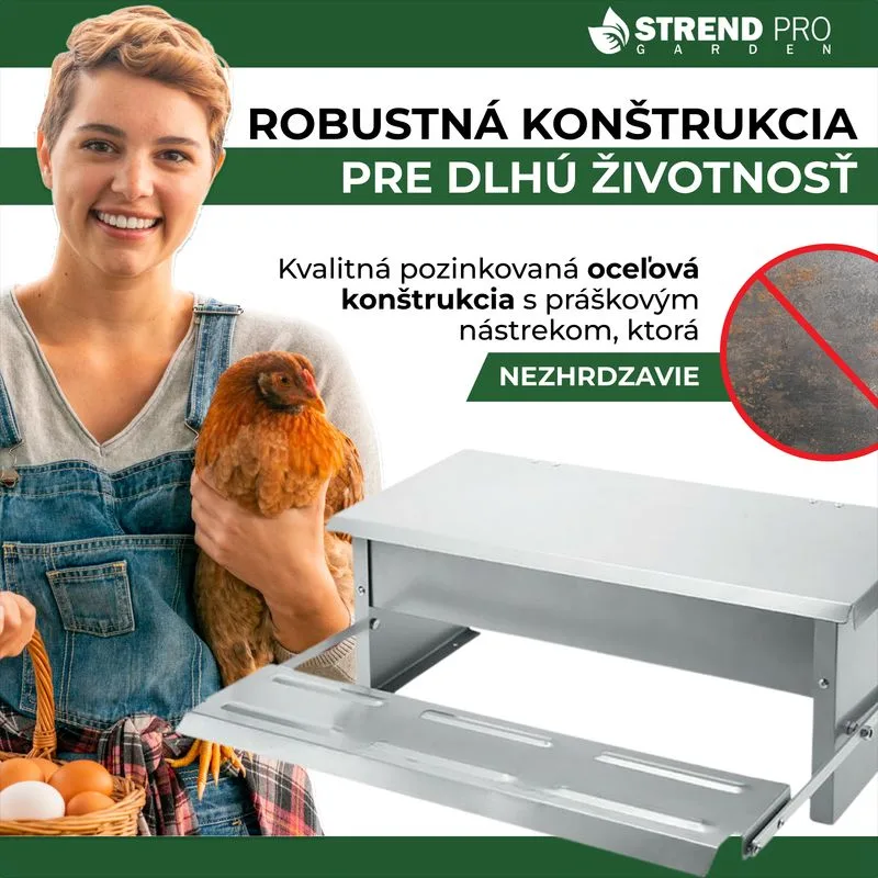 Kŕmitko Strend Pro, pre hydinu, automatické, nášľapné, max. 5 kg