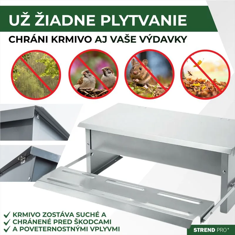 Kŕmitko Strend Pro, pre hydinu, automatické, nášľapné, max. 5 kg