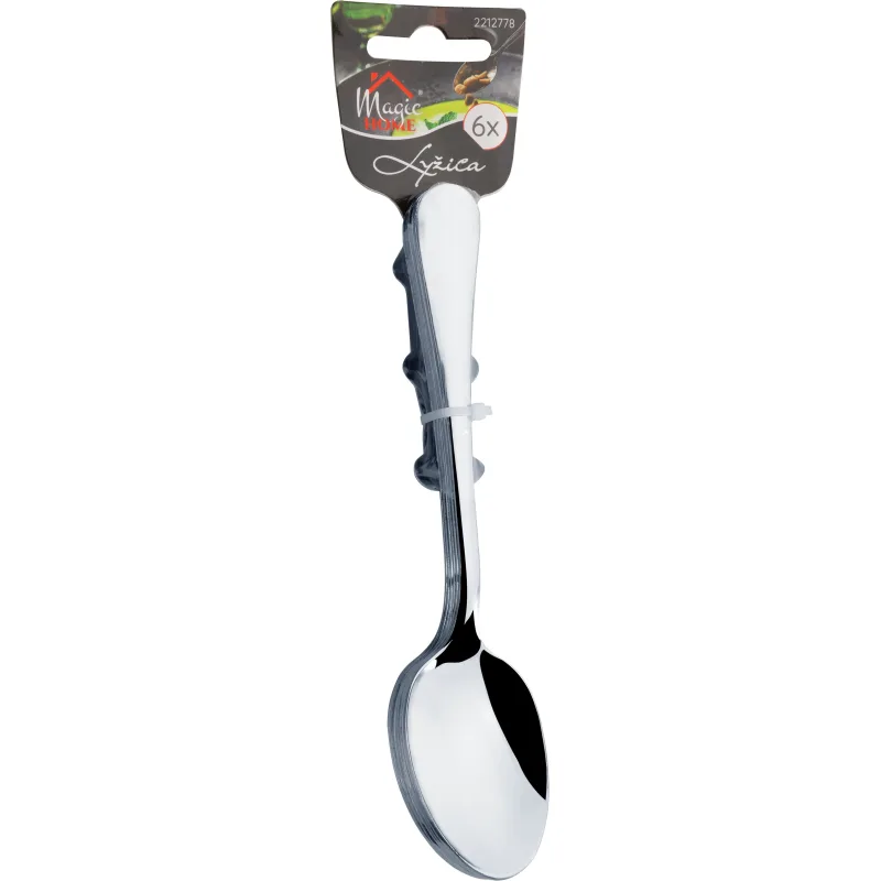 Lyžica MagicHome, stolová, nerez, 6 ks