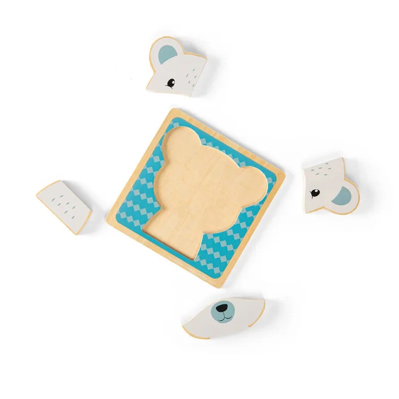 Puzzle pre najmenších Polárny medvedík