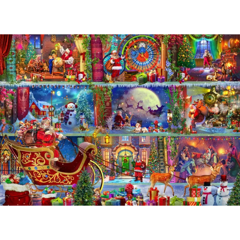 Brain Tree Puzzle Santove darčeky 1000 dielikov