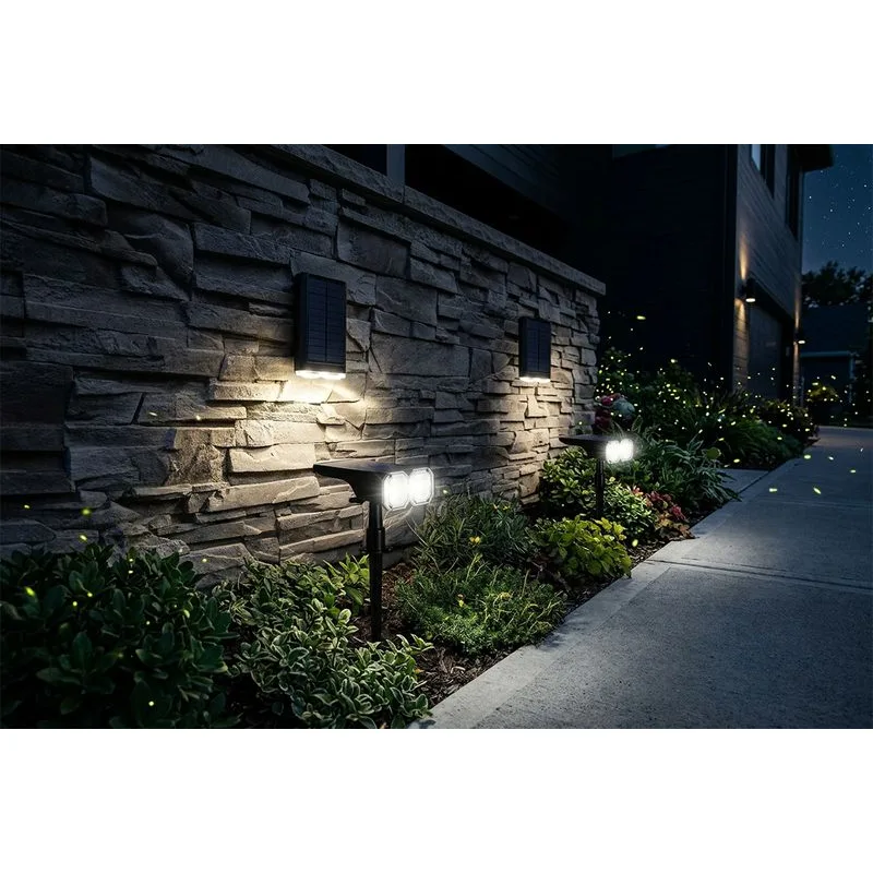 Svietidlo Strend Pro, solárne, LED, na stenu/zem, 16x10x27 cm