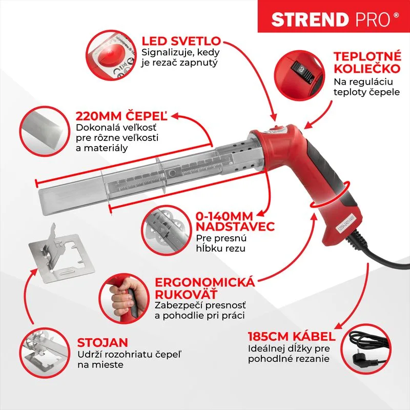 Rezač na polystyrén Strend Pro JS-102GD, 220 W