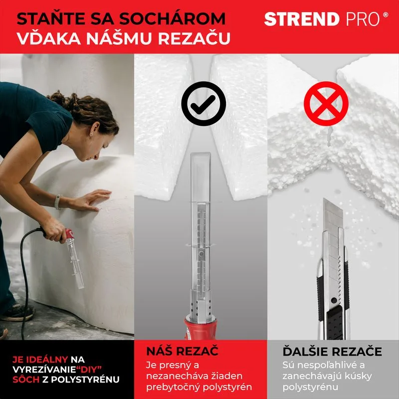 Rezač na polystyrén Strend Pro JS-102GD, 220 W