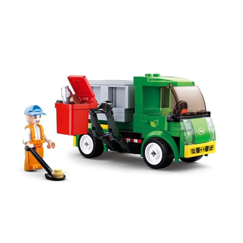 Sluban Town M38-B0781B Smetiarske auto