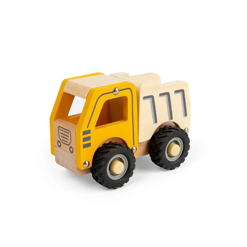 Mini drevený sklápač