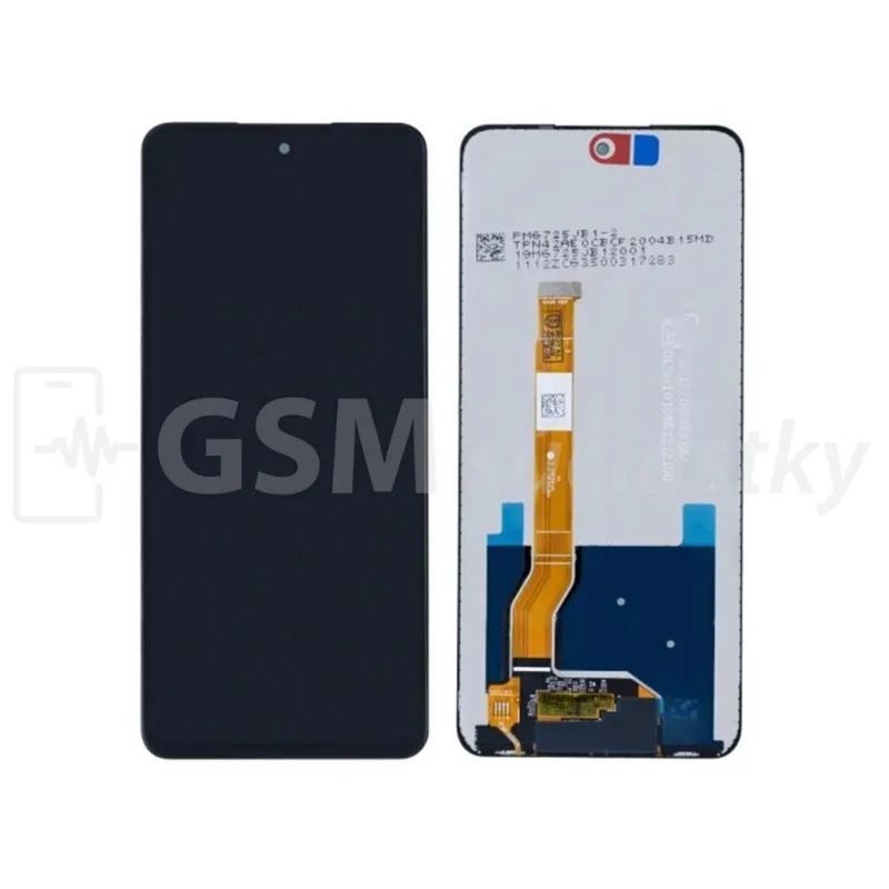 LCD Displej + Dotykové sklo Realme C55 Farba: Čierna