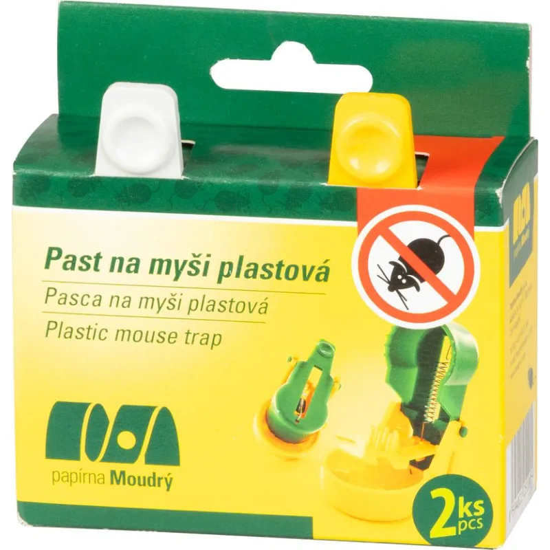 Plastová pasca na myši – sklapovacia, balenie 2 ks