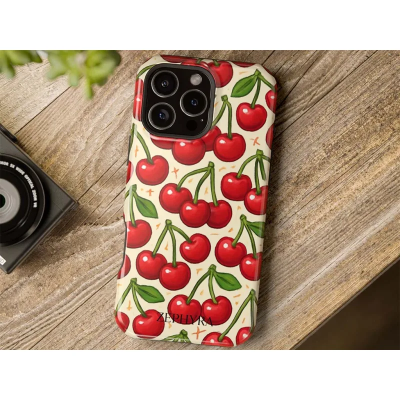 ZEPHYRA Cherry Charge - iPhone 14 Pro Kryt