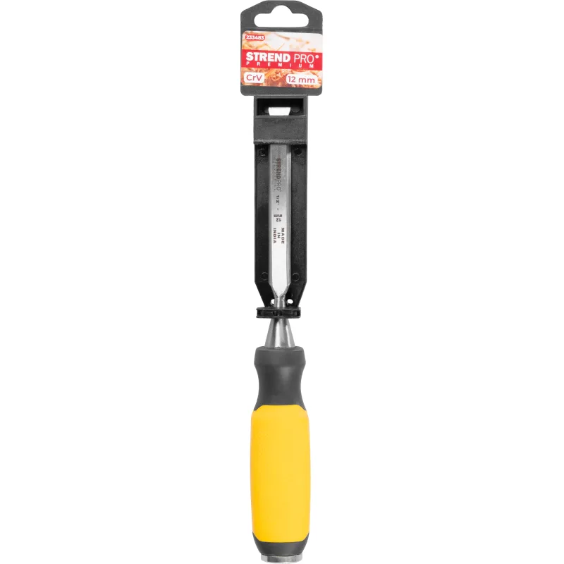 Dláto Strend Pro Premium, na drevo, Bi-materiál rukoväť, 12 mm
